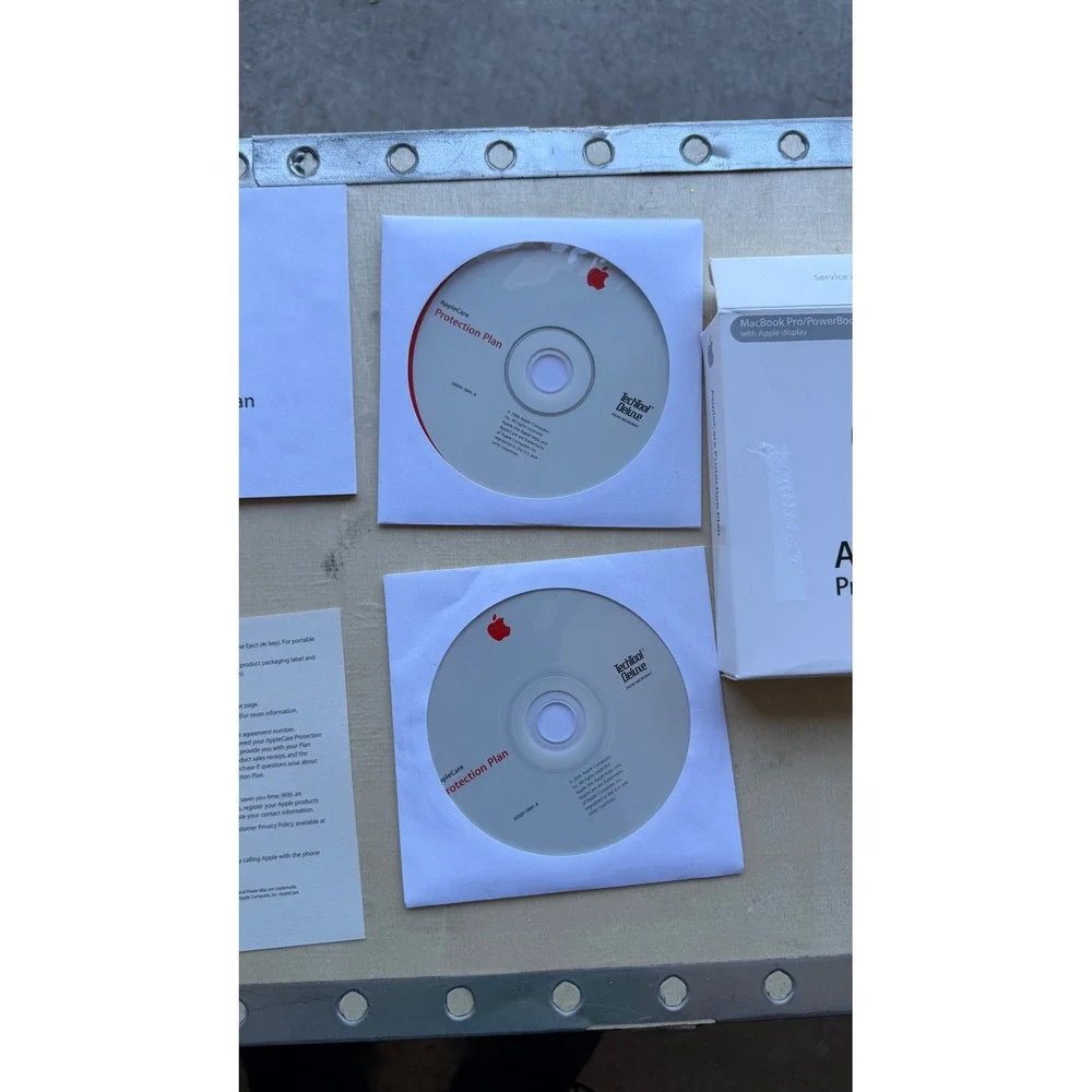 Vintage AppleCare‎ Protection Plan Power Mac MacBook Pro TechTool Deluxe CD Set
